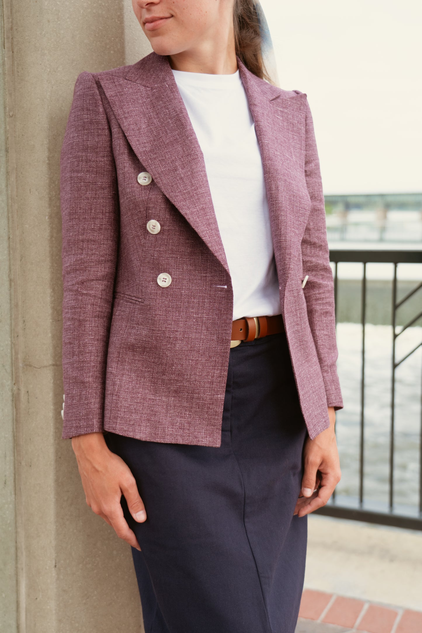 Aubergine Blazer